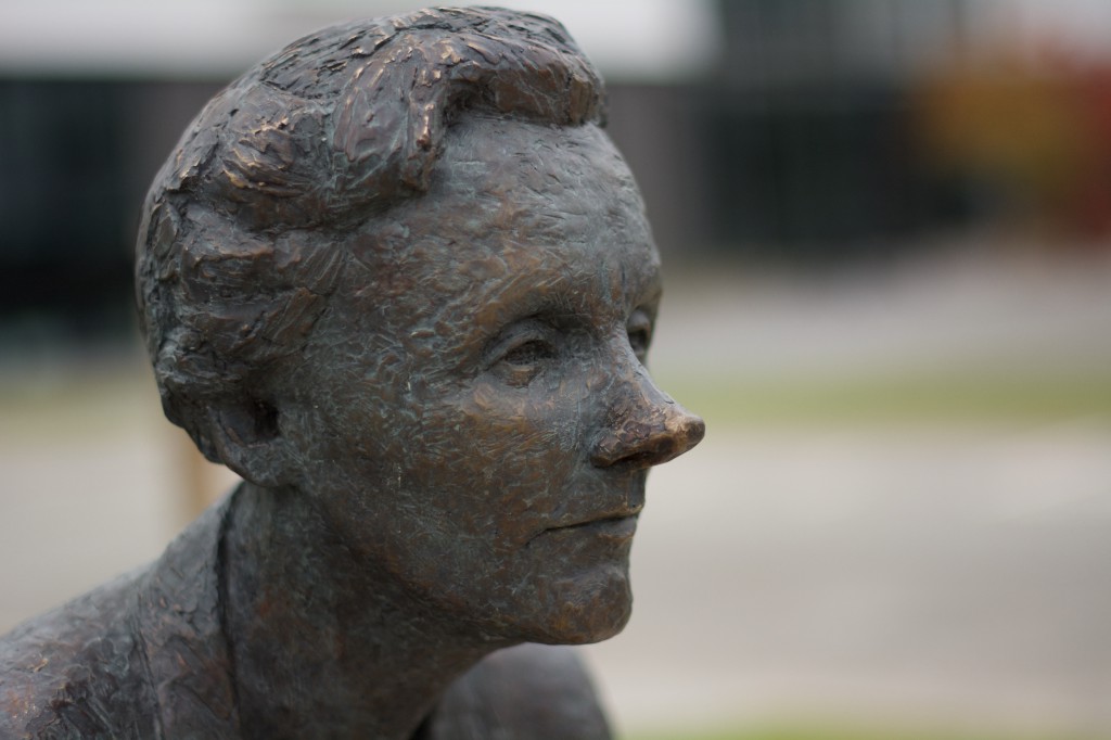 Astrid Lindgren, bronzeskulptur